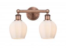  616-2W-AC-G461-6 - Norfolk - 2 Light - 15 inch - Antique Copper - Bath Vanity Light