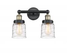  616-2W-BAB-G513 - Bell - 2 Light - 14 inch - Black Antique Brass - Bath Vanity Light