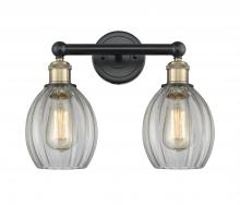  616-2W-BAB-G82 - Eaton - 2 Light - 15 inch - Black Antique Brass - Bath Vanity Light