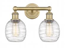  616-2W-BB-G1013 - Belfast - 2 Light - 15 inch - Brushed Brass - Bath Vanity Light