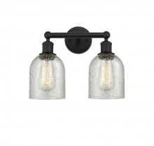  616-2W-BK-G259 - Caledonia - 2 Light - 14 inch - Matte Black - Bath Vanity Light