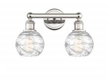  616-2W-PN-G1213-6 - Athens Deco Swirl - 2 Light - 15 inch - Polished Nickel - Bath Vanity Light