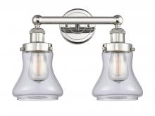  616-2W-PN-G192 - Bellmont - 2 Light - 15 inch - Polished Nickel - Bath Vanity Light