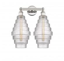  616-2W-PN-G672-8 - Cascade - 2 Light - 17 inch - Polished Nickel - Bath Vanity Light