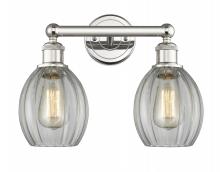  616-2W-PN-G82 - Eaton - 2 Light - 15 inch - Polished Nickel - Bath Vanity Light