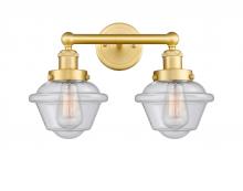  616-2W-SG-G534 - Oxford - 2 Light - 16 inch - Satin Gold - Bath Vanity Light