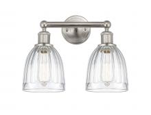  616-2W-SN-G442 - Brookfield - 2 Light - 15 inch - Brushed Satin Nickel - Bath Vanity Light