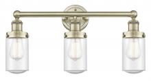  616-3W-AB-G314 - Dover - 3 Light - 23 inch - Antique Brass - Bath Vanity Light