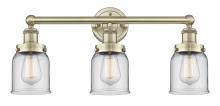  616-3W-AB-G52 - Bell - 3 Light - 23 inch - Antique Brass - Bath Vanity Light