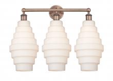  616-3W-AC-G671-8 - Cascade - 3 Light - 26 inch - Antique Copper - Bath Vanity Light