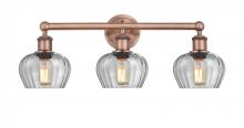  616-3W-AC-G92 - Fenton - 3 Light - 25 inch - Antique Copper - Bath Vanity Light