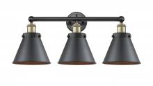  616-3W-BAB-M13-BK - Appalachian - 3 Light - 26 inch - Black Antique Brass - Bath Vanity Light