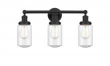  616-3W-BK-G314 - Dover - 3 Light - 23 inch - Matte Black - Bath Vanity Light