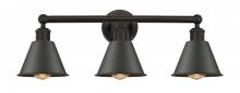  616-3W-OB-M8-OB - Smithfield - 3 Light - 25 inch - Oil Rubbed Bronze - Bath Vanity Light