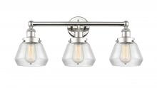  616-3W-PN-G172 - Fulton - 3 Light - 25 inch - Polished Nickel - Bath Vanity Light