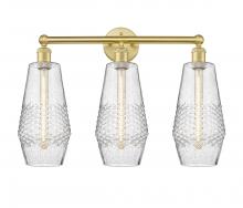  616-3W-SG-G684-7 - Windham - 3 Light - 25 inch - Satin Gold - Bath Vanity Light