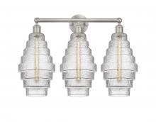  616-3W-SN-G672-8 - Cascade - 3 Light - 26 inch - Satin Nickel - Bath Vanity Light