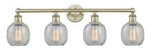  616-4W-AB-G105 - Belfast - 4 Light - 33 inch - Antique Brass - Bath Vanity Light