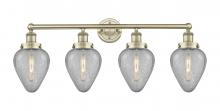  616-4W-AB-G165 - Geneseo - 4 Light - 34 inch - Antique Brass - Bath Vanity Light