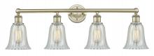  616-4W-AB-G2811 - Hanover - 4 Light - 33 inch - Antique Brass - Bath Vanity Light