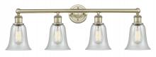  616-4W-AB-G2812 - Hanover - 4 Light - 33 inch - Antique Brass - Bath Vanity Light