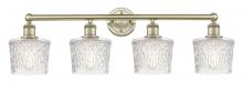  616-4W-AB-G402 - Niagara - 4 Light - 34 inch - Antique Brass - Bath Vanity Light