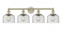  616-4W-AB-G74 - Bell - 4 Light - 35 inch - Antique Brass - Bath Vanity Light