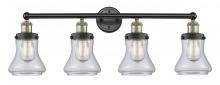  616-4W-BAB-G192 - Bellmont - 4 Light - 33 inch - Black Antique Brass - Bath Vanity Light