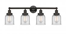  616-4W-OB-G52 - Bell - 4 Light - 32 inch - Oil Rubbed Bronze - Bath Vanity Light