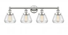  616-4W-PN-G172 - Fulton - 4 Light - 34 inch - Polished Nickel - Bath Vanity Light