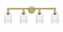  616-4W-SG-G342 - Hadley - 4 Light - 32 inch - Satin Gold - Bath Vanity Light