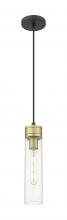  617-1P-BAB-G617-11SDY - Boreas - 1 Light - 3 inch - Black Antique Brass - Cord Hung - Mini Pendant