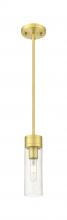  617-1S-SG-G617-8SDY - Boreas - 1 Light - 3 inch - Satin Gold - Stem Hung - Mini Pendant