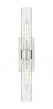  617-2W-SN-G617-11SDY - Boreas - 2 Light - 24 inch - Satin Nickel - Bath Vanity Light