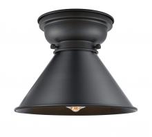  623-1F-BK-M10-BK - Briarcliff - 1 Light - 10 inch - Matte Black - Flush Mount