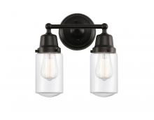  623-2W-BK-G312 - Dover - 2 Light - 13 inch - Matte Black - Bath Vanity Light