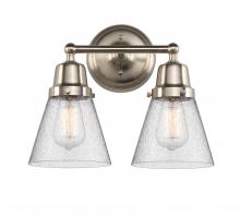  623-2W-SN-G64 - Cone - 2 Light - 14 inch - Brushed Satin Nickel - Bath Vanity Light