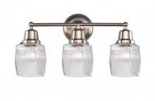  623-3W-SN-G302 - Colton - 3 Light - 22 inch - Brushed Satin Nickel - Bath Vanity Light