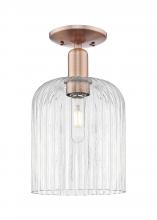 Innovations Lighting 716-1C-AC-G559-8CL - Bridal Veil - 1 Light - 8 inch - Antique Copper - Semi-Flush Mount