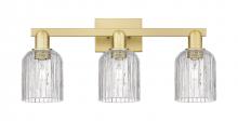 Innovations Lighting 716-3W-SG-G559-5CL - Bridal Veil - 3 Light - 26 inch - Satin Gold - Bath Vanity Light