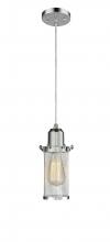  900-1P-PC-CE219-PC - Quincy Hall - 1 Light - 5 inch - Polished Chrome - Cord hung - Mini Pendant