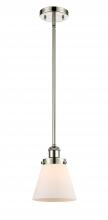  916-1S-PN-G61 - Cone - 1 Light - 6 inch - Polished Nickel - Mini Pendant