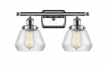  916-2W-PC-G172 - Fulton - 2 Light - 16 inch - Polished Chrome - Bath Vanity Light