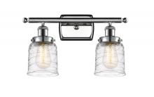  916-2W-PC-G513 - Bell - 2 Light - 16 inch - Polished Chrome - Bath Vanity Light