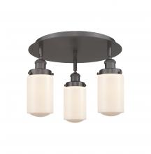  916-3C-OB-G311 - Dover - 3 Light - 16 inch - Oil Rubbed Bronze - Flush Mount