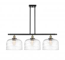  916-3I-BAB-G713-L - Bell - 3 Light - 36 inch - Black Antique Brass - Stem Hung - Island Light