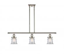  916-3I-PN-G182S - Canton - 3 Light - 36 inch - Polished Nickel - Stem Hung - Island Light