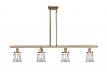  916-4I-BB-G182S - Canton - 4 Light - 48 inch - Brushed Brass - Stem Hung - Island Light