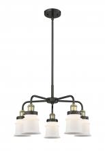  916-5CR-BAB-G181S - Canton - 5 Light - 24 inch - Black Antique Brass - Chandelier