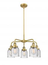  916-5CR-BB-G54 - Cone - 5 Light - 24 inch - Brushed Brass - Chandelier